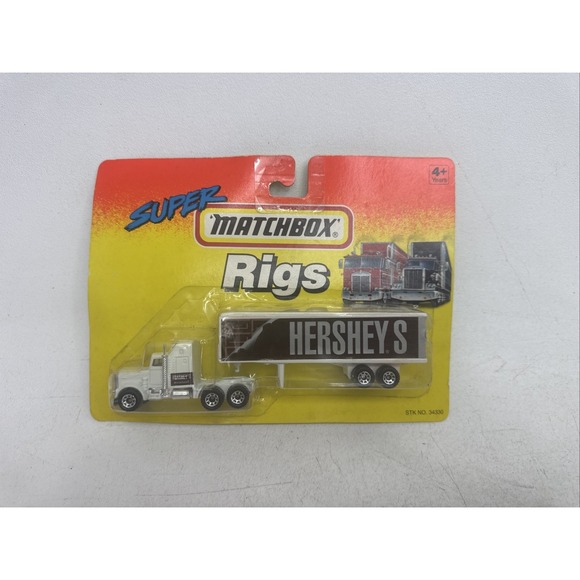 MATCHBOX Other - VTG 1993 Super Matchbox Rigs Semi Truck Hersheys STK NO34330
